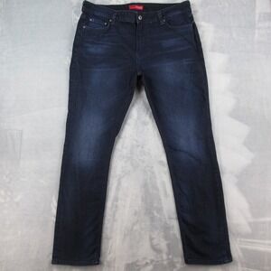 Guess Skinny Jeans Mens Dark Wash Indigo Blue Denim Pants 37x31.5